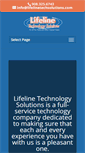 Mobile Screenshot of lifelinetechsolutions.com